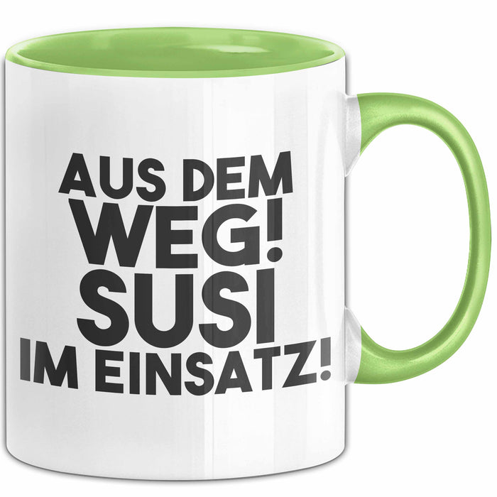 Susi Tasse Aus Dem Weg! Susi Im Einsatz! Geschenk
