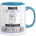 Hundefriseurin Tasse Geschenk Becher Stark Attraktiv Furchtlos Hundefriseurin Lustige Geschenkidee Blau Trendation