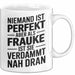 Frauke Tasse Geschenk Niemand Ist Perfekt Frauke Verdammt Nah Dran Geschenkidee Weiß Trendation