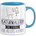 Naturmalerin Geschenk Tasse Becher Die Frau Die Allen Kann Geschenkidee für eine Naturmalerin Lustig Blau Trendation