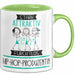 Hip-Hop-Produzentin Tasse Geschenk Becher Stark Attraktiv Furchtlos Hip-Hop-Produzentin Lustige Geschenkidee Grün Trendation