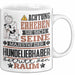 Hundeliebhaber Geschenk Tasse Lustiger Spruch Erheben Sie Sich Der Hundeliebhaber Betritt den Raum Weiß Trendation