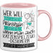 Katzenspielzeug-Designerin Tasse Geschenk Spruch Wer Will Schon Prinzessin Sein Wenn Man Auch Katzenspielzeug-Designerin Sein Kann Rosa Trendation
