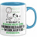 Hundebedarfsverkäufer Geschenk Tasse So Gut Kann Nur Ein Hundebedarfsverkäufer Aussehen Geschenkidee Kaffee-Becher Blau Trendation