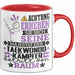 Taekwondo-Kämpfer Geschenk Tasse Lustiger Spruch Erheben Sie Sich Der Taekwondo-Kämpfer Betritt den Raum Rot Trendation