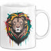 Löwe Tier Kopfhörer Sonnenbrille Tasse Geschenk Lustige Geschenkidee Spruch Weiß Trendation