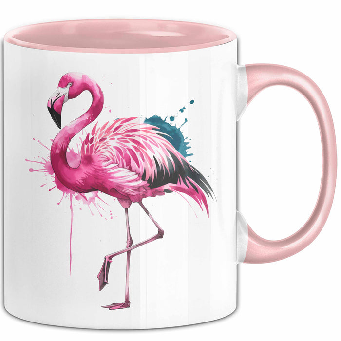 Flamingo Tier Tasse Geschenk Lustige Geschenkidee Spruch Rosa Trendation