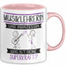 Musiklehrerin Und Prinzessin Tasse Geschenk Für Eine Musiklehrerin Geburtstag Was Ist Deine Superkraft Rosa Trendation