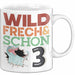3. Geburtstag Geschenk Tasse Becher Wild Frech Und Schon 3 Weiß Trendation