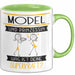 Model Und Prinzessin Tasse Geschenk Für Eine Model Geburtstag Was Ist Deine Superkraft Grün Trendation