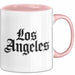 Los Angeles LA Kalifornien USA Tasse Geschenk Lustige Geschenkidee Spruch Rosa Trendation
