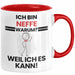 Neffe Geschenk Tasse Lustiger Spruch Ich Bin Neffe Warum Weil Ich Es Kann Geschenkidee Bester Neffe Geburtstag Kaffee-Becher Rot Trendation