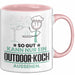 Outdoor-Koch Geschenk Tasse So Gut Kann Nur Ein Outdoor-Koch Aussehen Geschenkidee Kaffee-Becher Rosa Trendation
