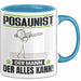 Posaunist Tasse Geschenk für Posaunist Der Mann Der Alles Kann Geschenkidee zum Geburtstag Blau Trendation