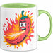 Scharfes Essen Liebhaber Tasse Geschenkidee für Schärfe Fan Grün Trendation