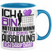 Hotelkaufmann Ausbildung Tasse Geschenk Ich Bin Hotelkaufmann In Der Ausbildung Ich Darf Das Geschenkidee Spruch Blau Trendation