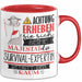 Survival-Expertin Tasse Geschenk Lustiger Spruch Bitte Erheben Sie Sich Seine Majestät Die Survival-Expertin Betritt Den Raum Rot Trendation