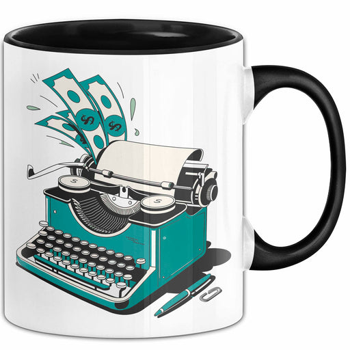 Freiberuflicher Autor Tasse Geschenkidee für Wortliebhaber Trendation