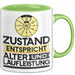 TÜV Alter Tasse Geschenk Lustiger Spruch Geburtstag Humor Grün Trendation