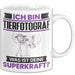 Tierfotograf Tasse Geschenk für Tierfotograf Geburtstag Lustiger Spruch Kaffee-Becher Was Ist Deine Superkraft Weiß Trendation
