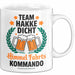 Sarkasmus Sarkastisch Tasse Geschenk Lustige Geschenkidee Spruch Team Hackedicht Himmelfahrtskommando Weiß Trendation