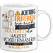 Haustier-Modedesignerin Tasse Geschenk Lustiger Spruch Bitte Erheben Sie Sich Seine Majestät Die Haustier-Modedesignerin Betritt Den Raum Weiß Trendation
