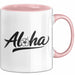 Hawaii Hawaiianer Tasse Geschenk Lustige Geschenkidee Spruch Aloha Rosa Trendation