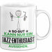 Jazz-Enthusiast Geschenk Tasse So Gut Kann Nur Ein Jazz-Enthusiast Aussehen Geschenkidee Kaffee-Becher Weiß Trendation
