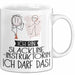 Geschenk für Slackline-Instruktorin Tasse Lustige Geschenkidee Geburtstag Ich Bin Slackline-Instruktorin Ich Darf Das Weiß Trendation