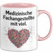 Medizinischer Assistent Arzt Tasse Geschenk Lustige Geschenkidee Spruch Medizinische Fachangestellte Mit Viel Heart Rosa Trendation