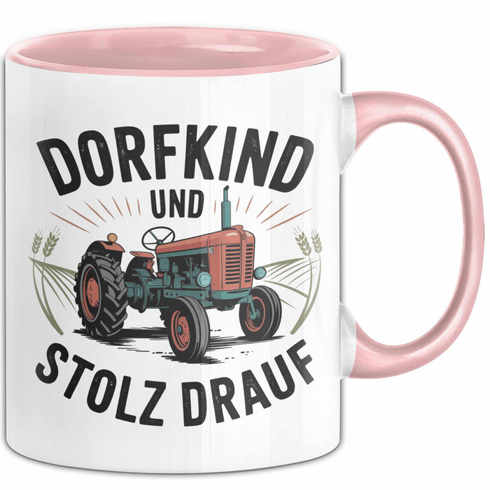 Landwirt Tasse Geschenk Lustige Geschenkidee Spruch Rosa Trendation