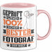 Fotograf Geschenk Lustiger Spruch für Fotograf Geschenkidee Bester Fotograf Der Welt Rosa Trendation
