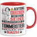 Tonmeister Geschenk Tasse Lustiger Spruch Erheben Sie Sich Der Tonmeister Betritt den Raum Rot Trendation
