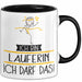 Geschenk für Läuferin Tasse Lustige Geschenkidee Geburtstag Ich Bin Läuferin Ich Darf Das Trendation