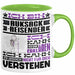 Rucksackreisender Geschenk Kaffee-Tasse Geschenkidee für Rucksackreisender Ich Bin Rucksackreisender Ich Kann Es Dir Erklären Jedoch Nicht Für Dich Verstehen Spruch Lustig Grün Trendation