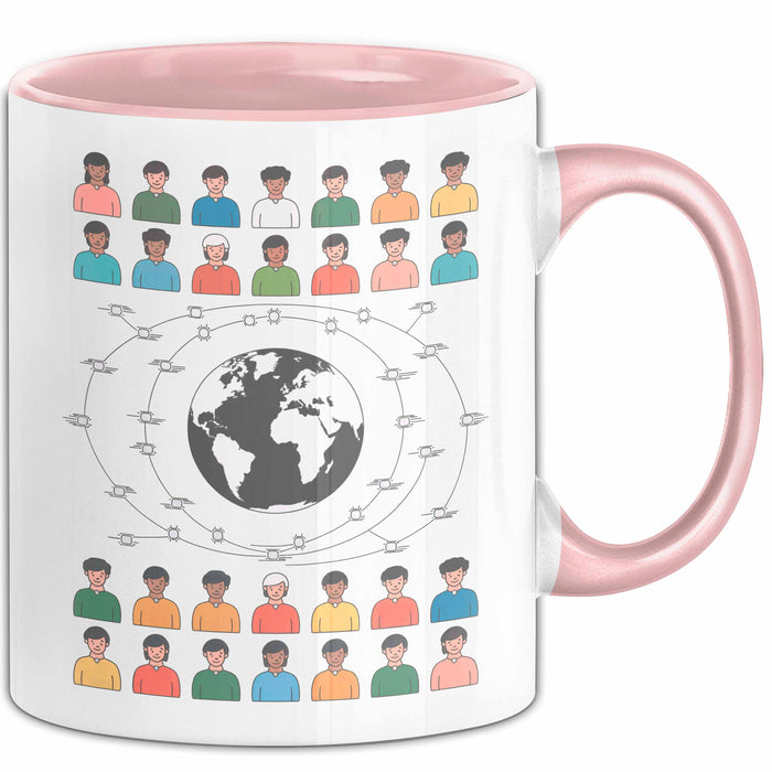Soziologe Tasse Geschenk Lustige Geschenkidee Spruch Für Gesellschafts Denker Rosa Trendation