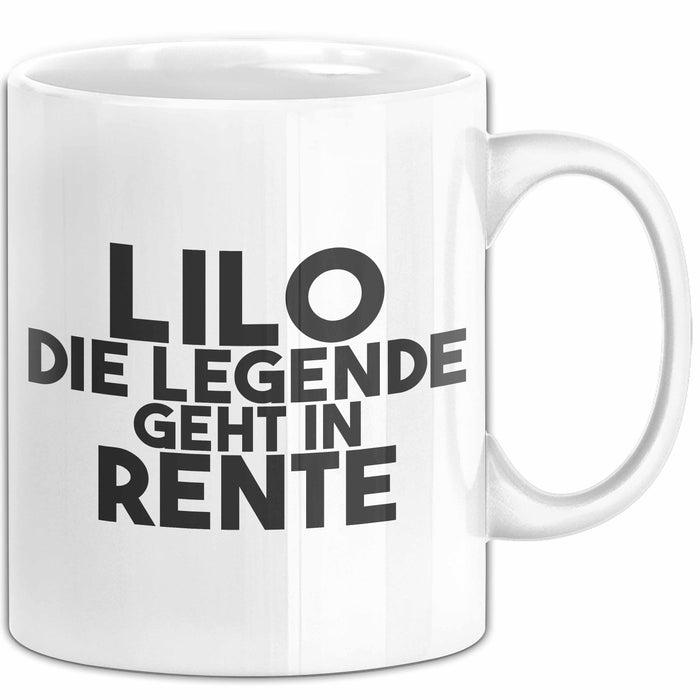 Lilo Tasse Lilo – Die Legende Geht In Rente Geschenk