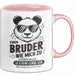 Bruder Tasse Geschenkidee Einen Bruder Wie Mich Zu Haben Rosa Trendation