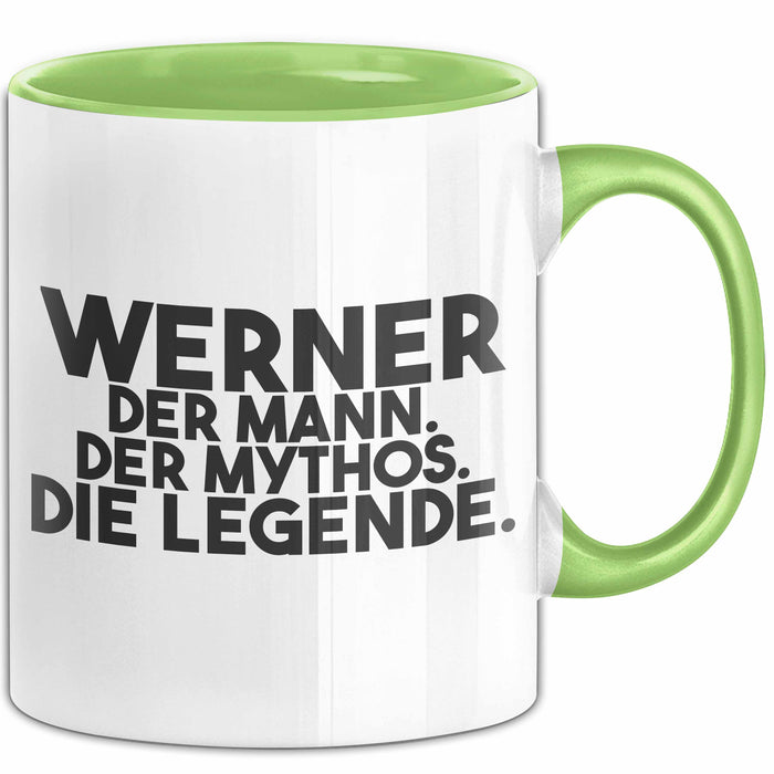 Werner Tasse Werner – Der Mann. Der Mythos. Die Legende. Geschenk
