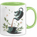 Tee Trinker Tasse Geschenk Lustige Geschenkidee Spruch Für Tee Liebhaber Grün Trendation