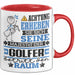 Golfer Geschenk Tasse Lustiger Spruch Erheben Sie Sich Der Golfer Betritt den Raum Rot Trendation