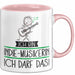 Geschenk für Indie-Musikerin Tasse Lustige Geschenkidee Geburtstag Ich Bin Indie-Musikerin Ich Darf Das Rosa Trendation