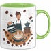 Barista Tasse Geschenk Lustige Geschenkidee Spruch Für Kaffee Liebhaber Grün Trendation