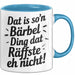 Bärbel Tasse Geschenk Dat Is So'n Bärbel Ding Dat Raffste Eh Nicht Geschenkidee Becher mit Name Blau Trendation