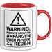 Physiklehrer Unterricht Tasse Geschenk Lustige Geschenkidee Spruch Könnte Spontan Anfangen Über Physik Zu Reden Rot Trendation