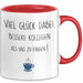Büroarbeit Kollege Abschied Tasse Geschenk Lustige Geschenkidee Spruch Viel Glück Dabei Bessere Kollegen Als Uns Zu Finden Rot Trendation