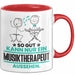 Musiktherapeut Geschenk Tasse So Gut Kann Nur Ein Musiktherapeut Aussehen Geschenkidee Kaffee-Becher Rot Trendation