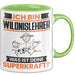 Wildnislehrer Tasse Geschenk für Wildnislehrer Geburtstag Lustiger Spruch Kaffee-Becher Was Ist Deine Superkraft Grün Trendation