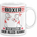 Boxer Tasse Geschenk für Boxer Der Mann Der Alles Kann Geschenkidee zum Geburtstag Weiß Trendation