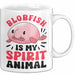 Blobfisch Tasse Geschenk Blobfish Geschenkidee Fan Lustig Humor Becher Weiß Trendation